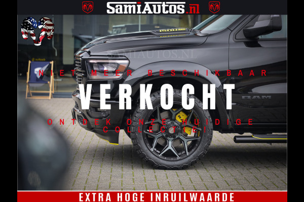 Dodge Ram 1500 GT EDITION | TRX PACK | VIRTUAL COCKPIT | HEAD-UP | ADAPTIVE CRUISE | 360 CAMERA | 5.7 HEMI V8 402PK | 4X4 | Comfortabele Dubbele Cabine met Royale 5 Zitplaatsen | BPM vrij | Nu Leverbaar uit Voorraad | Voorraad Nr 2437