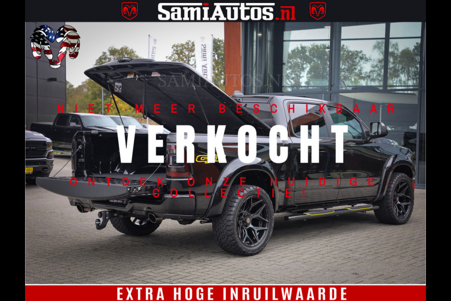 Dodge Ram 1500 GT EDITION | TRX PACK | VIRTUAL COCKPIT | HEAD-UP | ADAPTIVE CRUISE | 360 CAMERA | 5.7 HEMI V8 402PK | 4X4 | Comfortabele Dubbele Cabine met Royale 5 Zitplaatsen | BPM vrij | Nu Leverbaar uit Voorraad | Voorraad Nr 2437