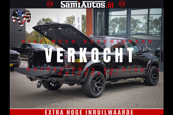 Dodge Ram 1500 GT EDITION | TRX PACK | VIRTUAL COCKPIT | HEAD-UP | ADAPTIVE CRUISE | 360 CAMERA | 5.7 HEMI V8 402PK | 4X4 | Comfortabele Dubbele Cabine met Royale 5 Zitplaatsen | BPM vrij | Nu Leverbaar uit Voorraad | Voorraad Nr 2437