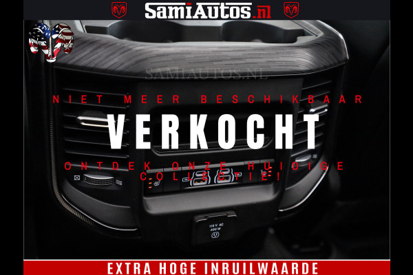 Dodge Ram 1500 GT EDITION | TRX PACK | VIRTUAL COCKPIT | HEAD-UP | ADAPTIVE CRUISE | 360 CAMERA | 5.7 HEMI V8 402PK | 4X4 | Comfortabele Dubbele Cabine met Royale 5 Zitplaatsen | BPM vrij | Nu Leverbaar uit Voorraad | Voorraad Nr 2437