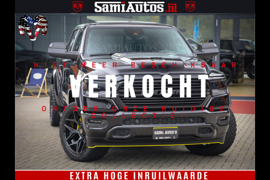 Dodge Ram 1500 GT EDITION | TRX PACK | VIRTUAL COCKPIT | HEAD-UP | ADAPTIVE CRUISE | 360 CAMERA | 5.7 HEMI V8 402PK | 4X4 | Comfortabele Dubbele Cabine met Royale 5 Zitplaatsen | BPM vrij | Nu Leverbaar uit Voorraad | Voorraad Nr 2437