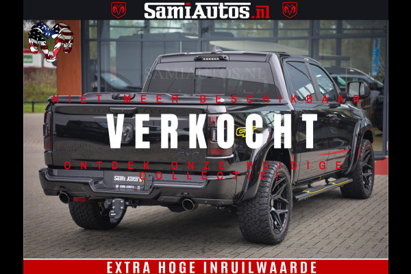 Dodge Ram 1500 GT EDITION | TRX PACK | VIRTUAL COCKPIT | HEAD-UP | ADAPTIVE CRUISE | 360 CAMERA | 5.7 HEMI V8 402PK | 4X4 | Comfortabele Dubbele Cabine met Royale 5 Zitplaatsen | BPM vrij | Nu Leverbaar uit Voorraad | Voorraad Nr 2437