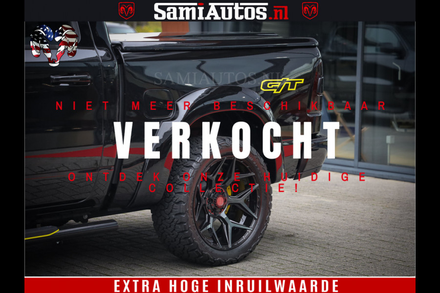 Dodge Ram 1500 GT EDITION | TRX PACK | VIRTUAL COCKPIT | HEAD-UP | ADAPTIVE CRUISE | 360 CAMERA | 5.7 HEMI V8 402PK | 4X4 | Comfortabele Dubbele Cabine met Royale 5 Zitplaatsen | BPM vrij | Nu Leverbaar uit Voorraad | Voorraad Nr 2437