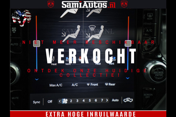 Dodge Ram 1500 GT EDITION | TRX PACK | VIRTUAL COCKPIT | HEAD-UP | ADAPTIVE CRUISE | 360 CAMERA | 5.7 HEMI V8 402PK | 4X4 | Comfortabele Dubbele Cabine met Royale 5 Zitplaatsen | BPM vrij | Nu Leverbaar uit Voorraad | Voorraad Nr 2437