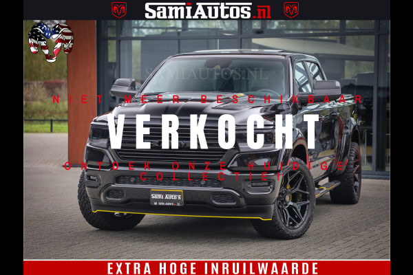 Dodge Ram 1500 GT EDITION | TRX PACK | VIRTUAL COCKPIT | HEAD-UP | ADAPTIVE CRUISE | 360 CAMERA | 5.7 HEMI V8 402PK | 4X4 | Comfortabele Dubbele Cabine met Royale 5 Zitplaatsen | BPM vrij | Nu Leverbaar uit Voorraad | Voorraad Nr 2437
