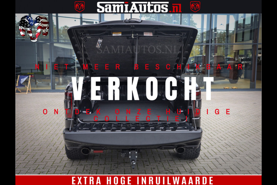 Dodge Ram 1500 GT EDITION | TRX PACK | VIRTUAL COCKPIT | HEAD-UP | ADAPTIVE CRUISE | 360 CAMERA | 5.7 HEMI V8 402PK | 4X4 | Comfortabele Dubbele Cabine met Royale 5 Zitplaatsen | BPM vrij | Nu Leverbaar uit Voorraad | Voorraad Nr 2437