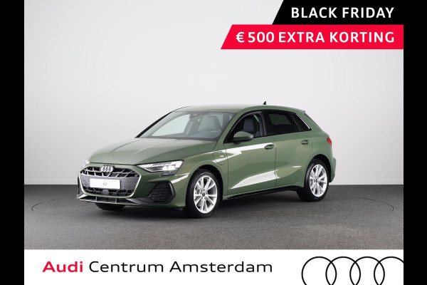 Audi A3 Sportback 40 TFSI e S edition 204pk | Verlengde garantie | Parkeercamera | Adaptieve cruise controle | Optiek pakket zwart Plus | Extra getint glas