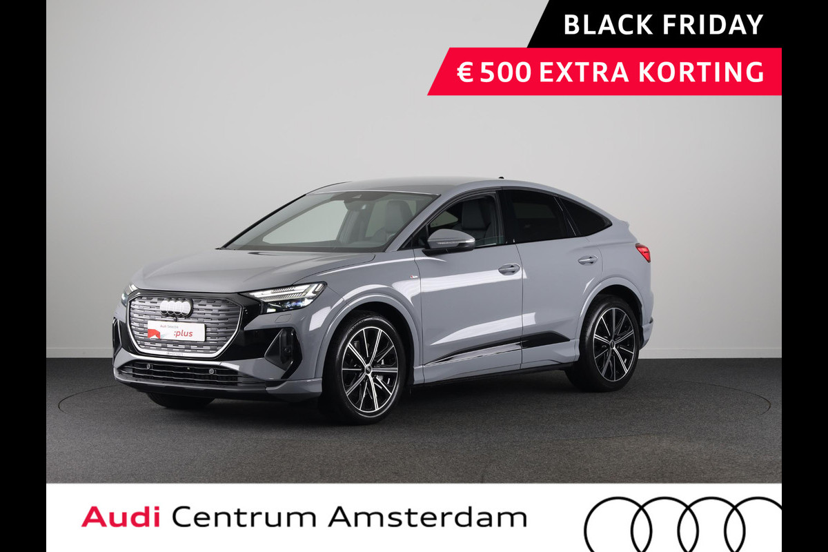 Audi Q4 Sportback e-tron 45 quattro S Edition Competition 82 kWh 286pk |  Assistentiepakket plus | 20 inch lichtmetalen velgen | Lichtpakket plus |