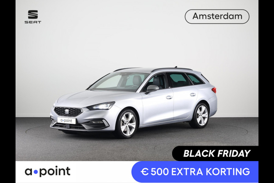 Seat Leon Sportstourer 1.0 TSI FR Business 110 pk | Private Lease vanaf 499,-- pm | Verlengde garantie | Navigatie | Parkeersensoren achter | Autom. airco (3 zones) | LED koplampen |  Apple Carplay/Android Auto |