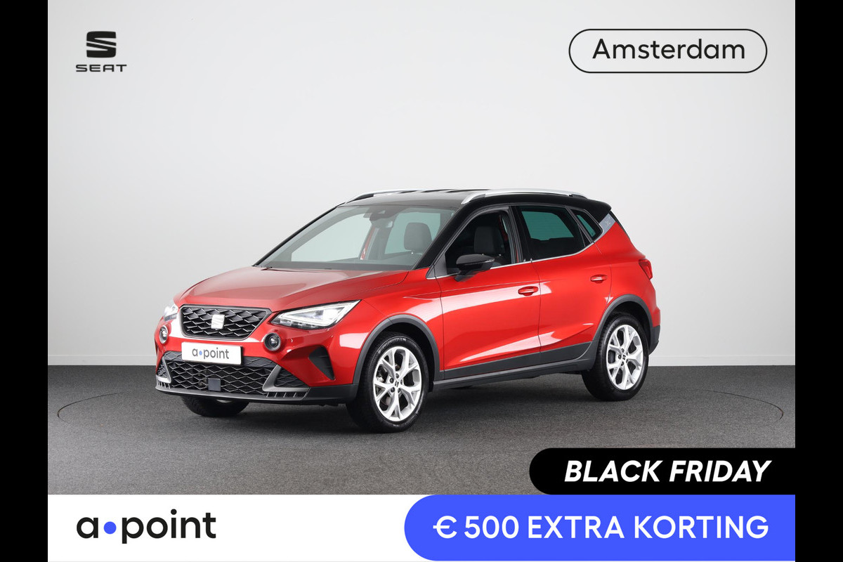 Seat Arona 1.0 TSI FR 95 pk | Private lease vanaf 461,-- |  Verlengde garantie | Navigatie via App | Parkeersensoren achter | Cruise control | Apple Carplay/Android Auto | LED koplampen |