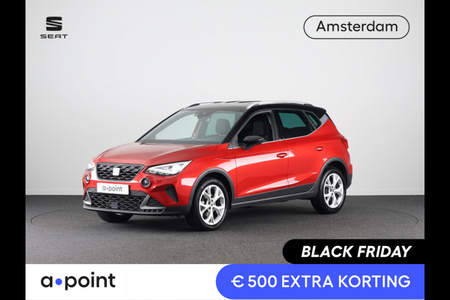 Seat Arona 1.0 TSI FR 95 pk | Private lease vanaf 461,-- |  Verlengde garantie | Navigatie via App | Parkeersensoren achter | Cruise control | Apple Carplay/Android Auto | LED koplampen |