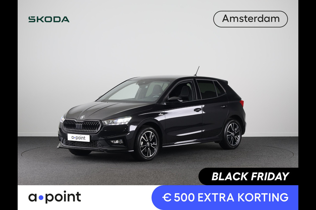 Škoda Fabia 1.0 TSI Monte Carlo 95 pk | Verlengde garantie |  Navigatie via App | Parkeersensoren | Achteruitrijcamera | Autom. airco | Stoelverwarming |