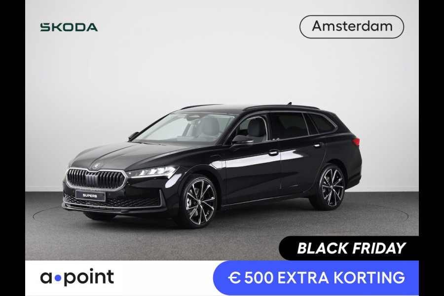 Škoda Superb Combi Business Edition 1.5 TSI PHEV 204pk | 19 inch | Elek. + massagestoelen | Stoelverwarming | Adaptive Cruise | Blind Spot | Navigatie | Camera |