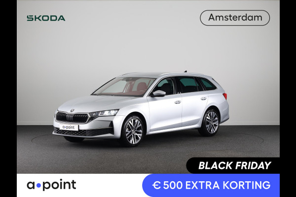 Škoda Octavia Combi 1.5 TSI MHEV Business Edition Plus 115 pk Automaat (DSG) | Verlengde garantie | Navigatie | Parkeersensoren | Achteruitrijcamera | Adaptieve cruise control | Stoelverwarming |