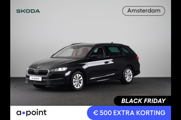 Škoda Octavia Combi 1.5 TSI MHEV Business Edition 115 pk DSG | Verlengde garantie | Navigatie | Trekhaak (wegklapbaar) | Parkeersensoren | Achteruitrijcamera | Stoelverwarming |