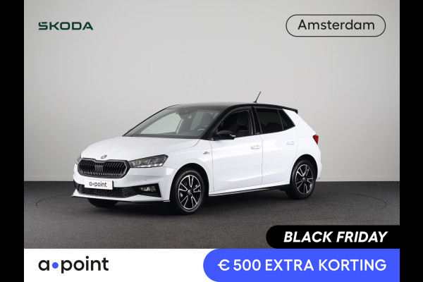 Škoda Fabia 1.0 TSI Monte Carlo 95 pk | Verlengde garantie | Navigatie via App | Parkeersensoren | Achteruitrijcamera | Stoelverwarming |