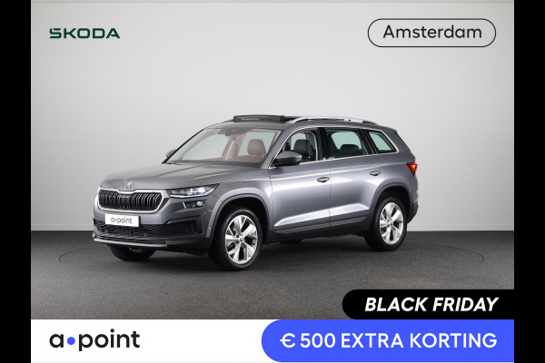 Škoda Kodiaq Business Edition Plus 1.5 TSI 150 pk 7 versn. DSG | Private lease vanaf 835,-- |  19 inch| Leder | Panoramadak | Adaptive Cruise Control | 360º camera | Fabrieksgarantie