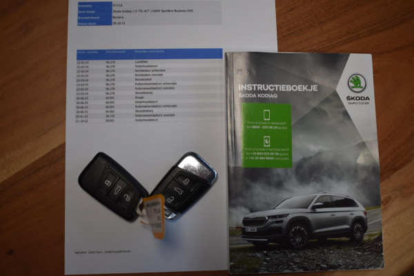 Škoda Kodiaq 1.5 TSI Sportline | MJ22 | TREKHAAK | CANTON | CAMERA | ADAPTIEVE CRUISE CONTROLE | SFEERVERLICHTING | NAP