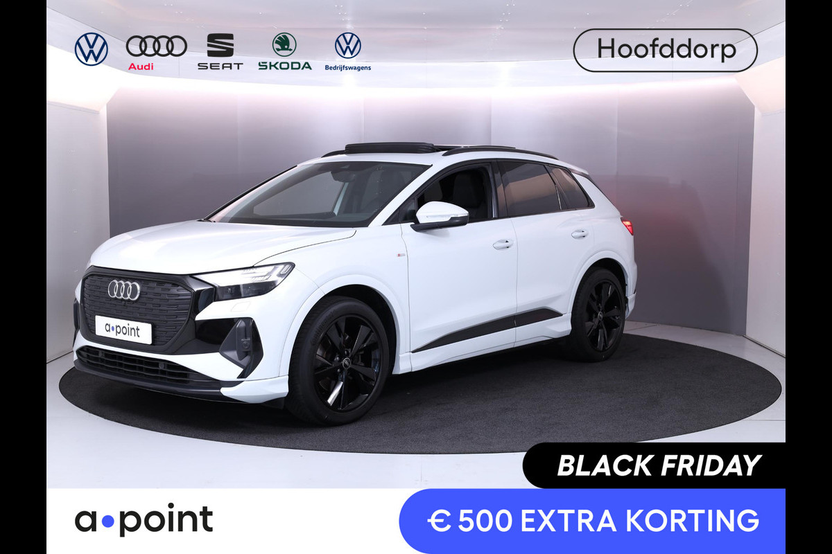 Audi Q4 e-tron 35 Launch edition S Competition 55 kWh 170pk | Panoramadak | Elektrisch verstelbare voorstoelen | Warmtepomp | Navigatie | Matrix LED |20'LM-velgen|SOH 89%
