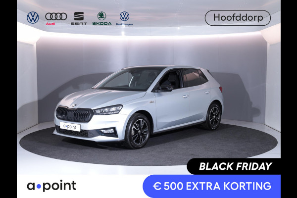 Škoda Fabia 1.0 TSI Monte Carlo 115 pk Automaat (DSG) | Panoramadak|  Verlengde garantie | Navigatie via App | Parkeersensoren | Achteruitrijcamera | Stoelverwarming |