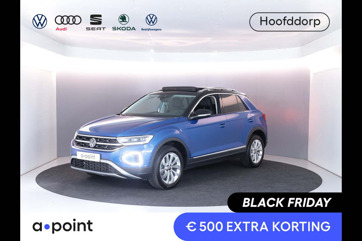 Volkswagen T-Roc 1.5 TSI Style 150 PK DSG | Verlengde garantie | Panorama dak | Keyless entry | Parkeer camera | El. achterklep |