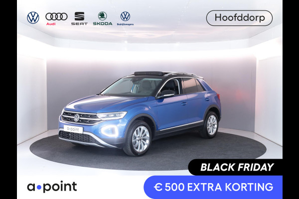 Volkswagen T-Roc 1.5 TSI Style 150 PK DSG | Verlengde garantie | Panorama dak | Keyless entry | Parkeer camera | El. achterklep |