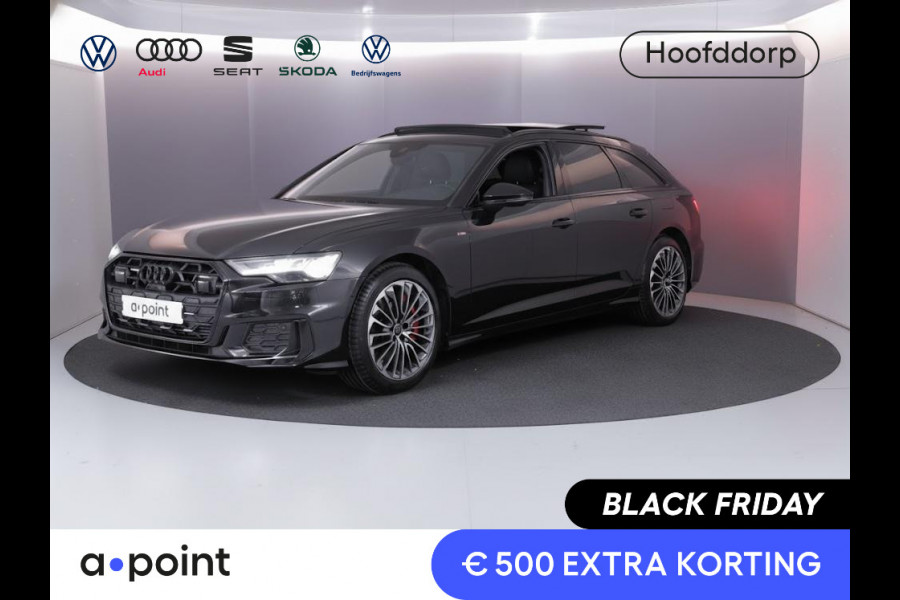 Audi A6 Avant 55 TFSI e quattro S edition 367pk | Panoramadak | Head up Display | Wegklapbare trekhaak | Adaptieve cruise controle | Parkeercamera