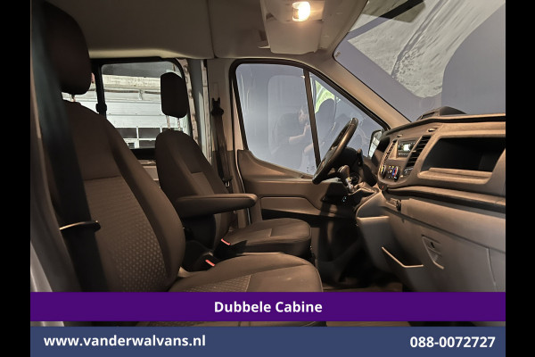 Ford Transit 2.0 TDCI 131pk L3H2 Dubbele Cabine Euro6 Airco | 6-Zits | LED | 2500kg Trekhaak | Cruisecontrol Verwarmde voorruit, Parkeersensoren