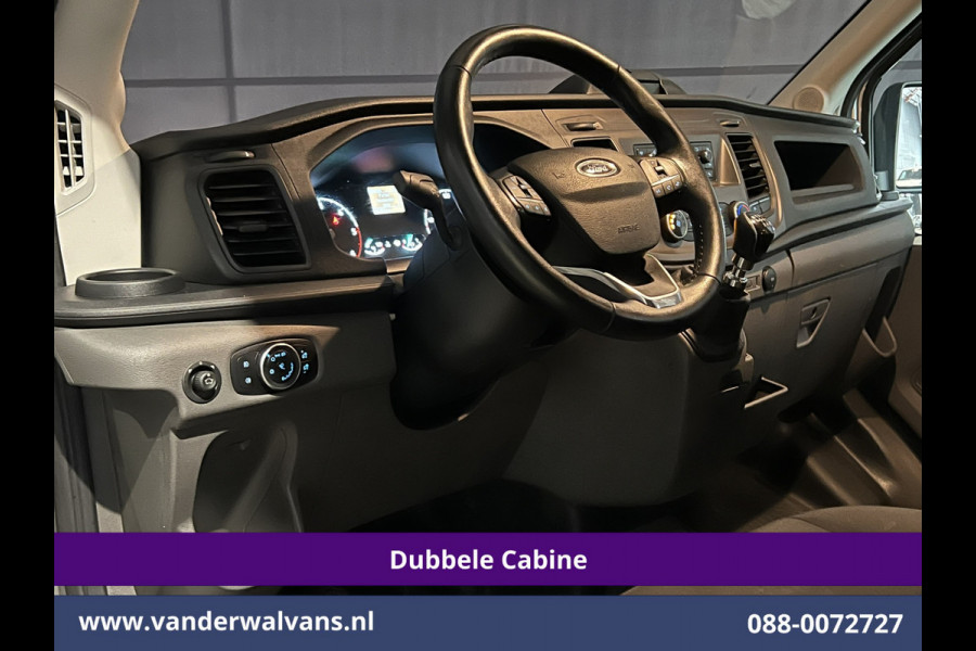 Ford Transit 2.0 TDCI 131pk L3H2 Dubbele Cabine Euro6 Airco | 6-Zits | LED | 2500kg Trekhaak | Cruisecontrol Verwarmde voorruit, Parkeersensoren