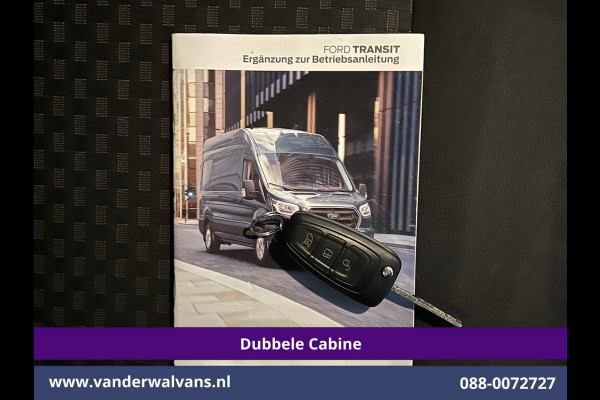 Ford Transit 2.0 TDCI 131pk L3H2 Dubbele Cabine Euro6 Airco | 6-Zits | LED | 2500kg Trekhaak | Cruisecontrol Verwarmde voorruit, Parkeersensoren