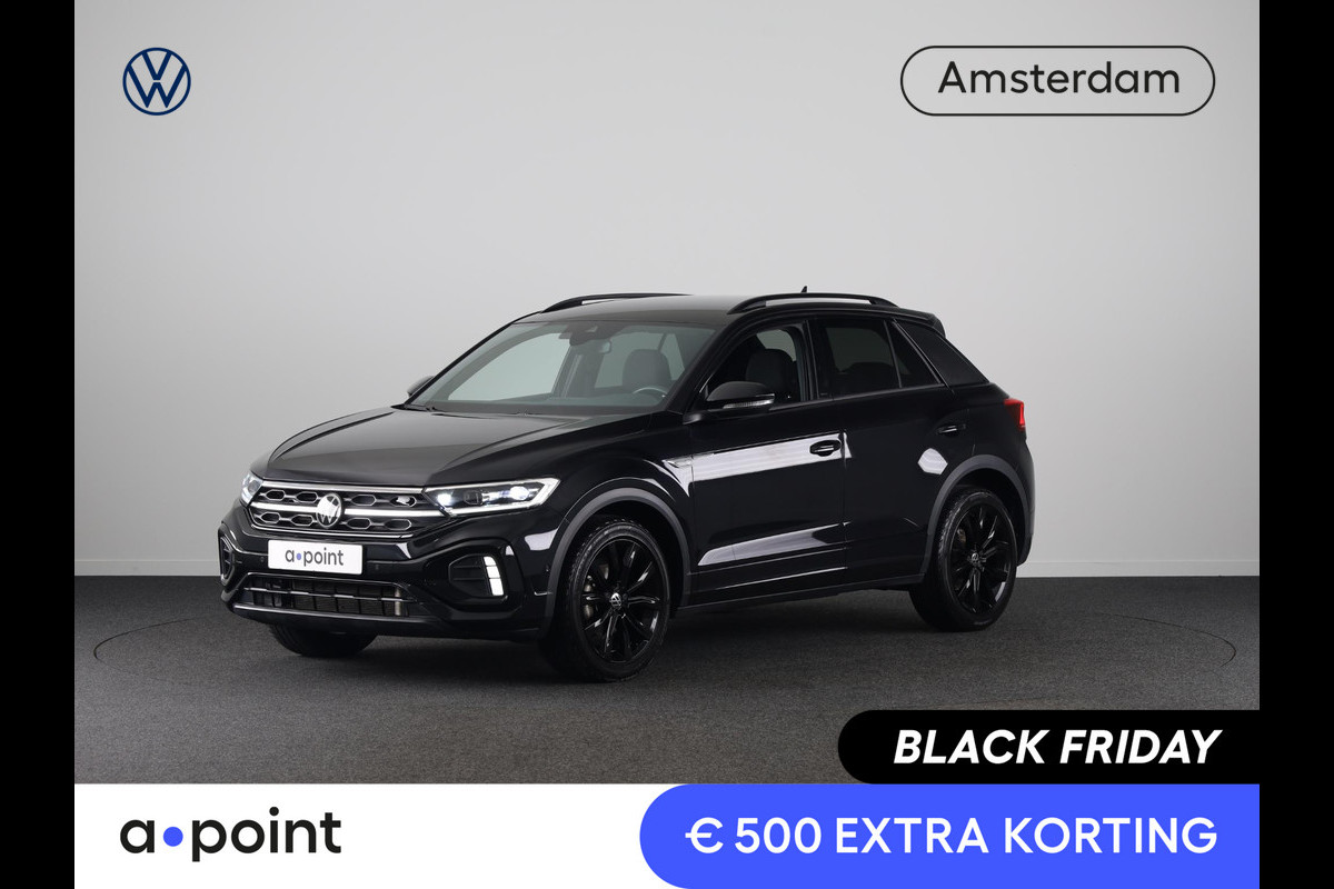 Volkswagen T-Roc 1.5 TSI R-Line 150 PK DSG |Private lease vanaf € 699,- pm | Blackstyle | Trekhaak afneembaar | ErgoActive Stoel Pakket | Navigatie |