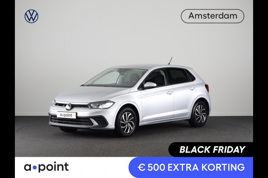 Volkswagen Polo 1.0 TSI Life Edition 95 pk Automaat (DSG) | Verlengde garantie | Navigatie via App | Parkeersensoren achter | Achteruitrijcamera | Adaptieve cruise control |