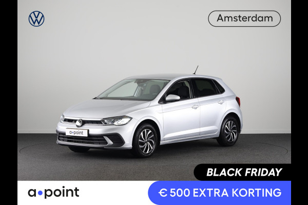 Volkswagen Polo 1.0 TSI Life Edition 95 pk Automaat (DSG) | Verlengde garantie | Navigatie via App | Parkeersensoren achter | Achteruitrijcamera | Adaptieve cruise control |