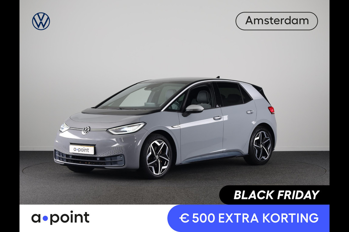 Volkswagen ID.3 First Plus 58 kWh 204 pk | Navigatie | Trekhaak (afneembaar) | Parkeersensoren | Achteruitrijcamera | Stoelverwarming | Matrix LED koplampen |