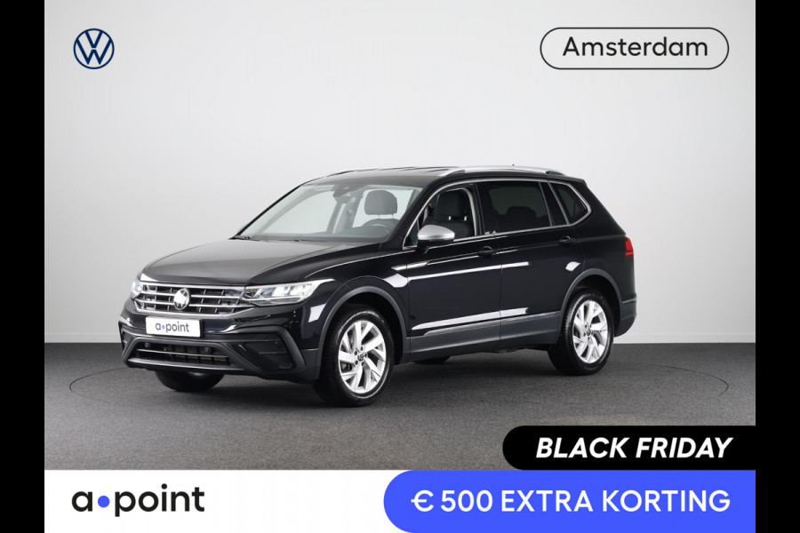 Volkswagen Tiguan Allspace 1.5 TSI Life Business 7p. 150 pk Automaat (DSG) | Private lease vanaf € 599,- pm | Navigatie | Elektr. trekhaak | Parkeersensoren | Adaptieve cruise control | LED koplampen |