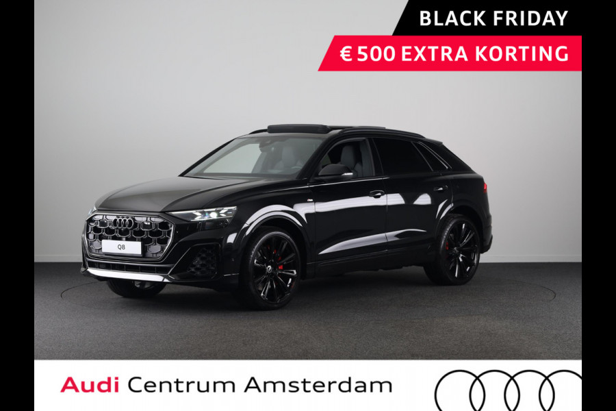 Audi Q8 60 TFSI e quattro Pro Line S Competition 490pk | Panoramadak | Head up display | Memory | Trekhaak | Massage stoelen | Assistentpakket Tour |