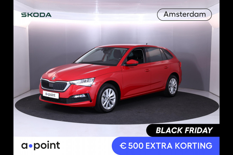 Škoda SCALA 1.0 TSI Ambition 110 PK | Private lease vanaf 443,-- | Verlengde garantie | Navigatie via App | Parkeersensoren | Privacy glas |