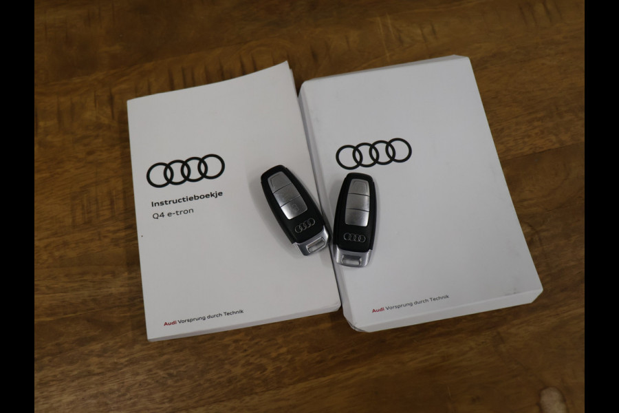 Audi Q4 e-tron 35 Launch edition Advanced Plus 55 kWh SOH 94% [SCHUIFKANTELDAK, APPLE CARPLAY, ANDROID, ADAPTIVE CRUISE, VOL LEDER, CAMERA, STOELVERWARMING, LEDVERLICHTING, CLIMATE, NIEUWSTAAT]