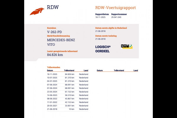 Mercedes-Benz Vito 114 CDI Euro 6 Automaat Lang L2 - Camera - Cruise - Clima