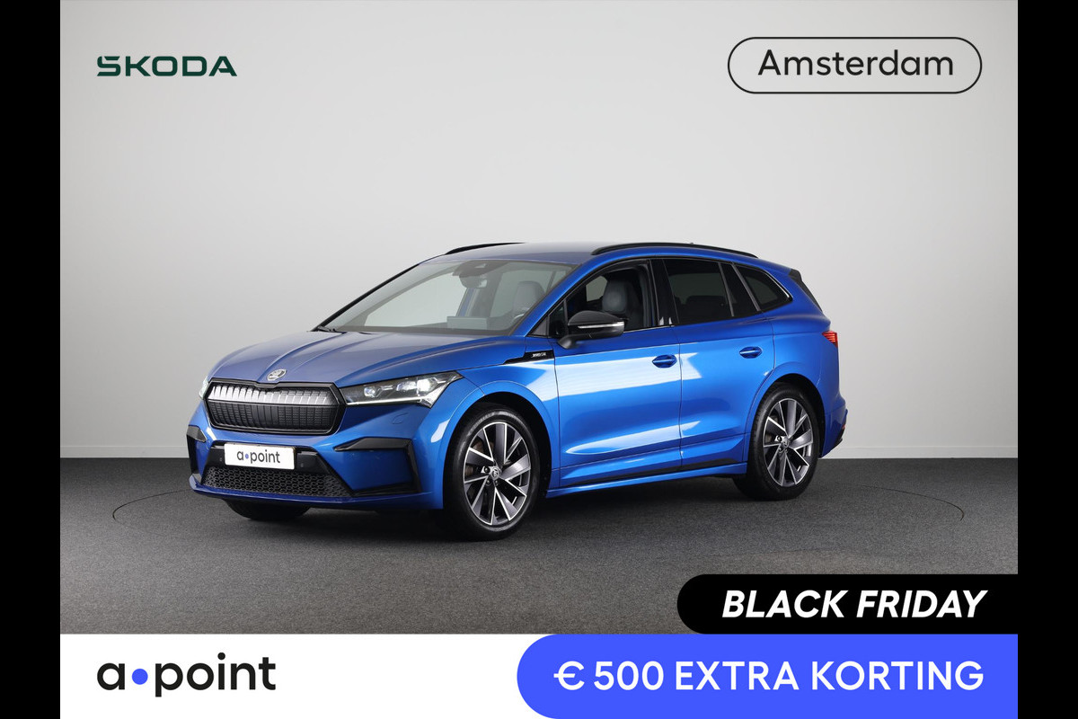 Škoda ENYAQ iV 60 Sportline 180 pk | Navigatie | Parkeersensoren | Achteruitrijcamera | Autom. airco (3 zones) | Stoelverwarming | Keyless |