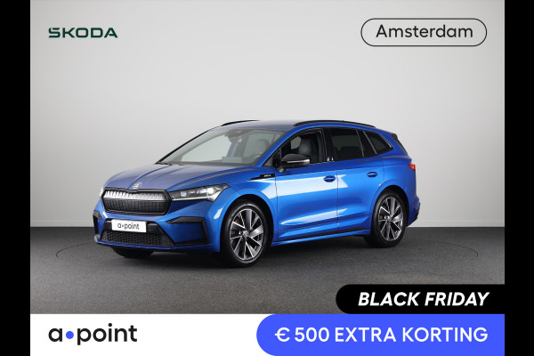 Škoda ENYAQ iV 60 Sportline 180 pk | Navigatie | Parkeersensoren | Achteruitrijcamera | Autom. airco (3 zones) | Stoelverwarming | Keyless |