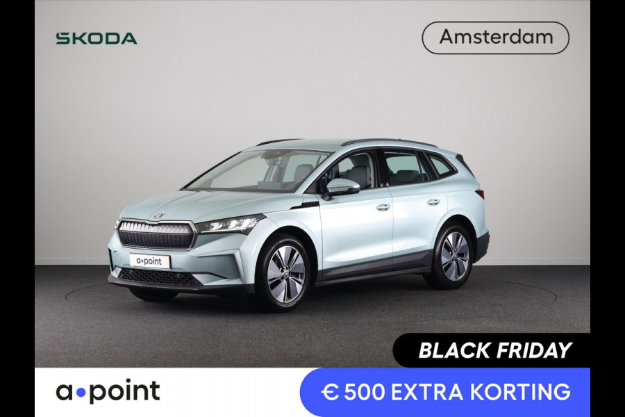 Škoda ENYAQ iV 60 180 pk | Navigatie | Parkeersensoren | Achteruitrijcamera | LED koplampen | Lederen/stof bekleding |