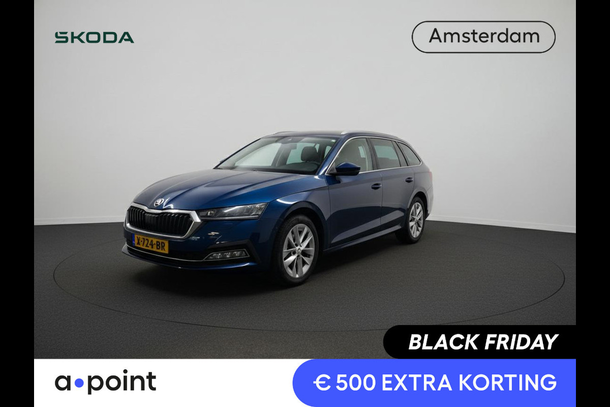 Škoda Octavia Combi 1.0 e-TSI Business Edition Plus 110 pk Automaat (DSG) | Verlengde garantie | Navigatie | Parkeersensoren | Adaptieve cruise control | Stoelverwarming |