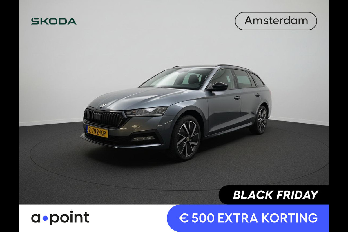 Škoda Octavia Combi 1.4 TSI iV PHEV Sportline Business 204 pk Automaat (DSG) | Verlengde garantie | Navigatie | Parkeersensoren | Adaptieve cruise control | Stoelverwarming |