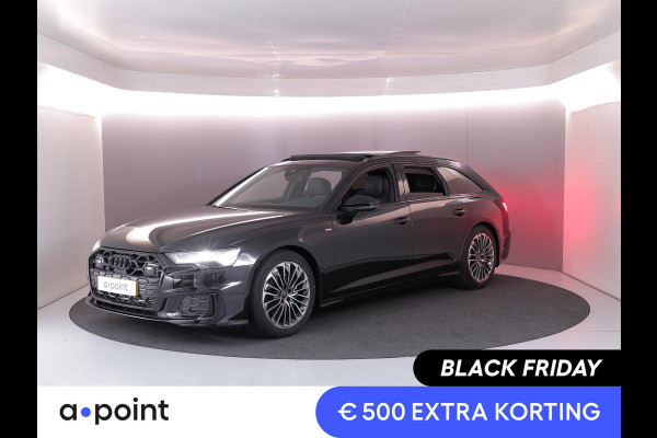 Audi A6 Avant 40 TFSI S edition Competition 204 pk S-tronic | Verlengde garantie | Navigatie | Panoramadak | Parkeersensoren | Achteruitrijcamera | Stoelverwarming | S-Line |