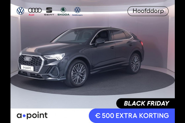 Audi Q3 Sportback 45 TFSI e Edition 245 pk S-tronic | Navigatie | Parkeersensoren (Park assist) | Achteruitrijcamera | Stoelverwarming | Adaptieve cruise control | Lederen bekleding |
