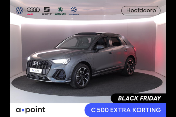 Audi Q3 45 TFSI e S edition 245 pk S-tronic | Navigatie | Panoramadak | Parkeersensoren | Achteruitrijcamera | Stoelverwarming | S-Line |