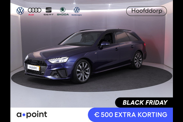Audi A4 Avant 35 TFSI S edition Competition 150 pk S-tronic | Verlengde garantie | Navigatie | Parkeersensoren | LED koplampen | Stoelverwarming | S-Line |