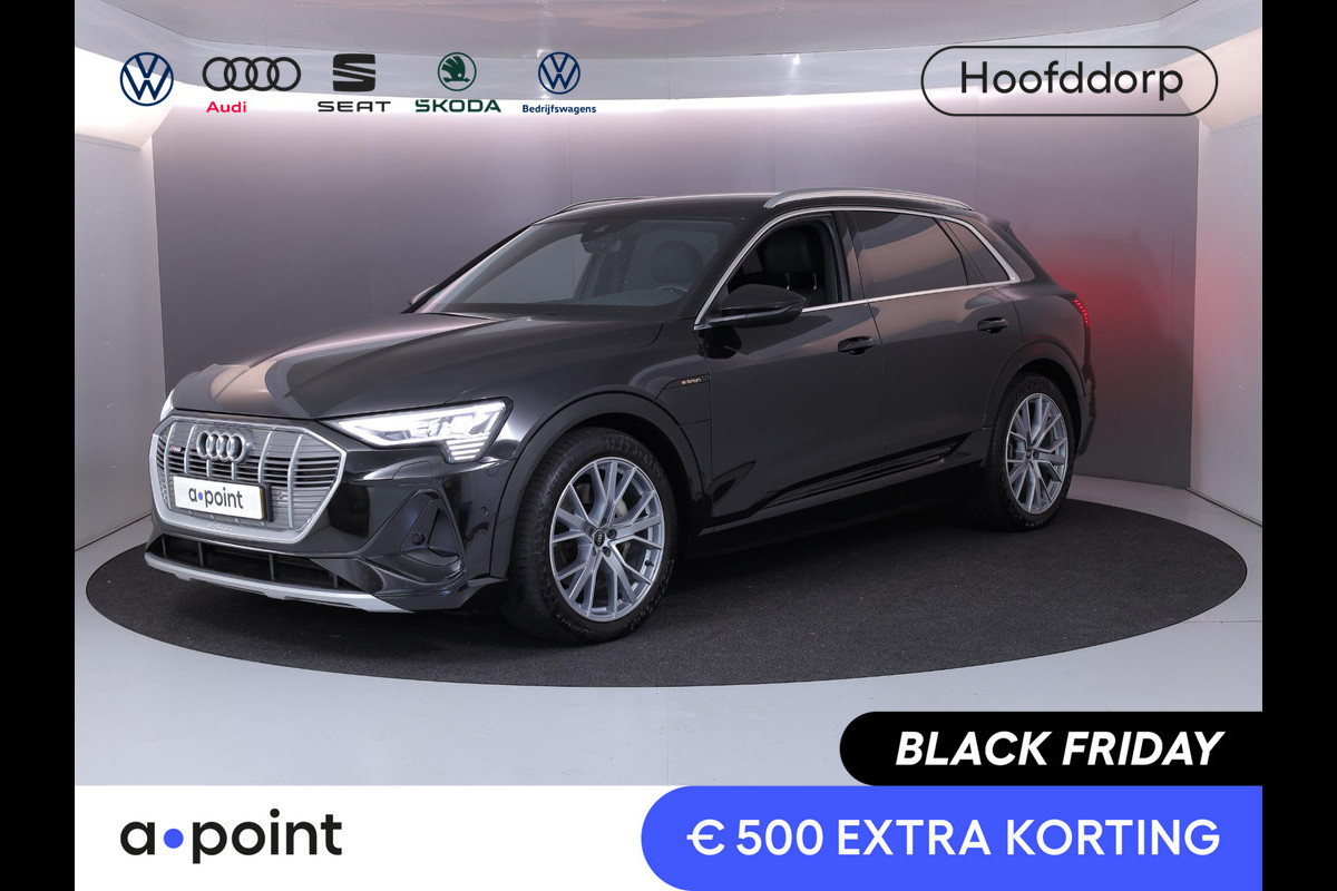 Audi e-tron 55 quattro S edition 95 kWh 408pk | Navigatie | Elektrisch verstelbare voorstoelen | Luchtvering | Parkeercamera | Matrix koplampen