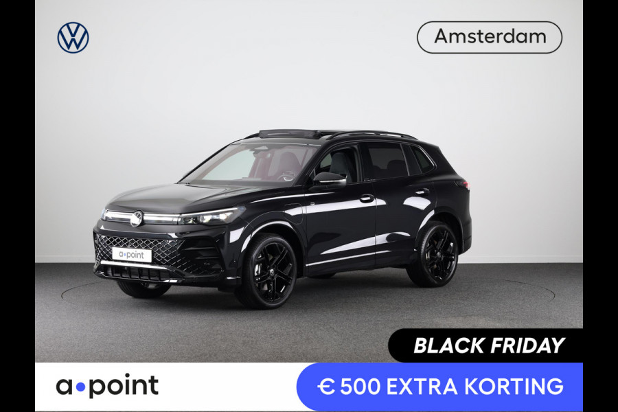 Volkswagen Tiguan 1.5 eHybrid R-Line Business | Panoramaschuif-kanteldak | Wegklapbare Trekhaak | Achterklep Elektrisch | Black style pakket | Navigatie | Parkeer assistent |